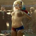 Woman truck